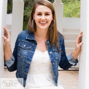 American Eagle Cream Summer Dress with Lace Overlay